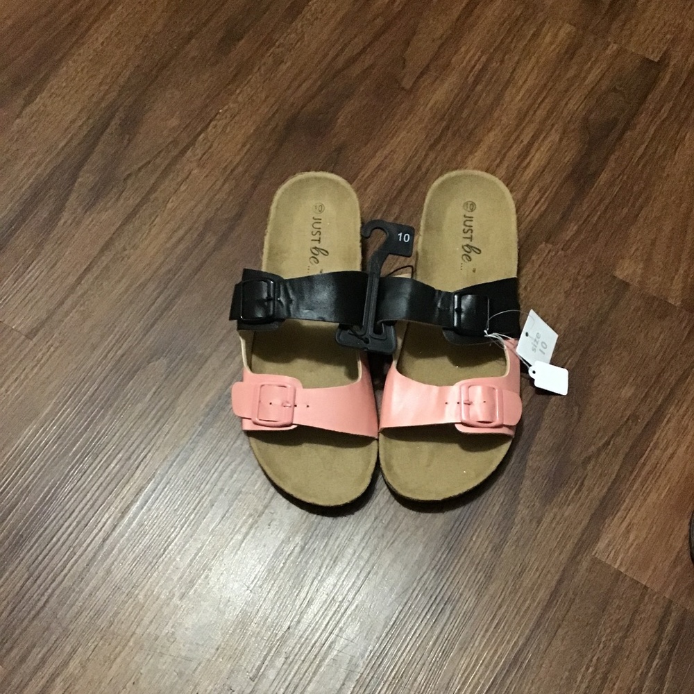 Just Be, Size(10)Ladies,  Pink and Black.